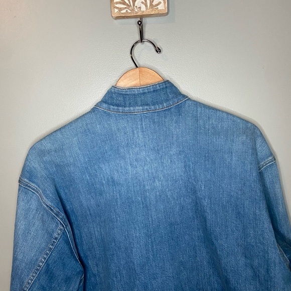 Veronica Beard Roz Drawstring Denim Jacket - Picture 10 of 15